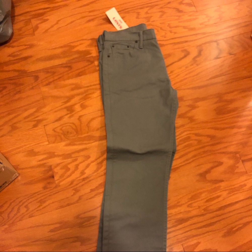 Men’s Levi 513 Slim Straight Grey Jeans NWT